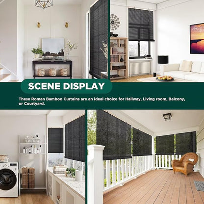 Bamboo Blinds for Interior Windows Bamboo Shades for Indoor Windows Roller - Image 6