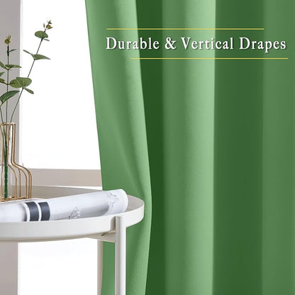 NICETOWN Blackout Curtains 72 inches Long, Grommet Privacy Window Treatment - Image 6