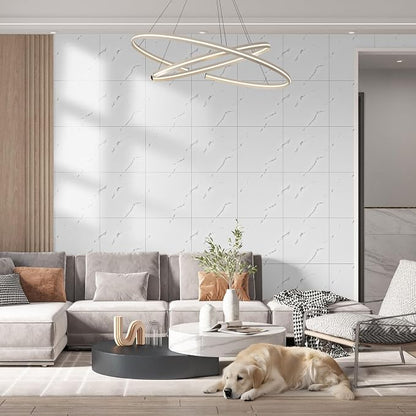 Vieshful 10pcs Peel and Stick Backsplash Tile，12"x12" Self Adhesive Marble Tile - Image 6