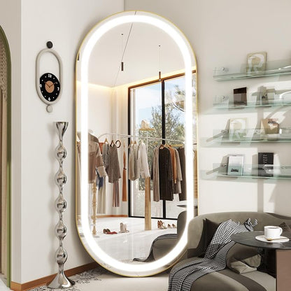 FENNIO 70" x 32" Large Luxury Wall Mounted Mirror - Image 8