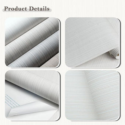 YXTII 20.8" x 196.8" Grasscloth Peel and Stick Wallpaper - Image 3