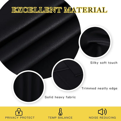 NICETOWN Blackout Curtain Panel 90" Long - Image 5