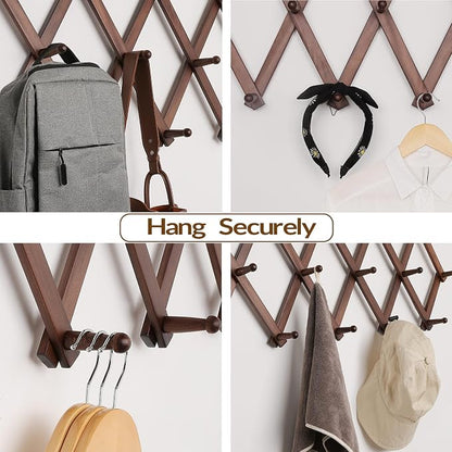 SCUNDA Hat Rack for Wall, Expandable Wall Hat Holder - Image 4