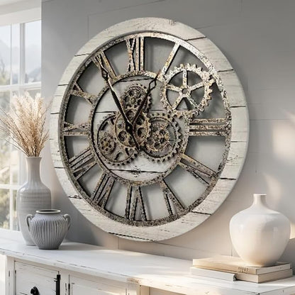 ImprovingLife The Gears Clock The Original Real Moving Gear Wall Clock Vintage - Image 2