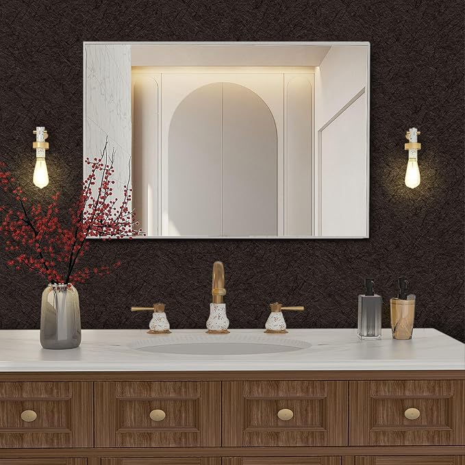 Abyssaly Brown Peel and Stick Self Adhesive Wallpaper - Image 5