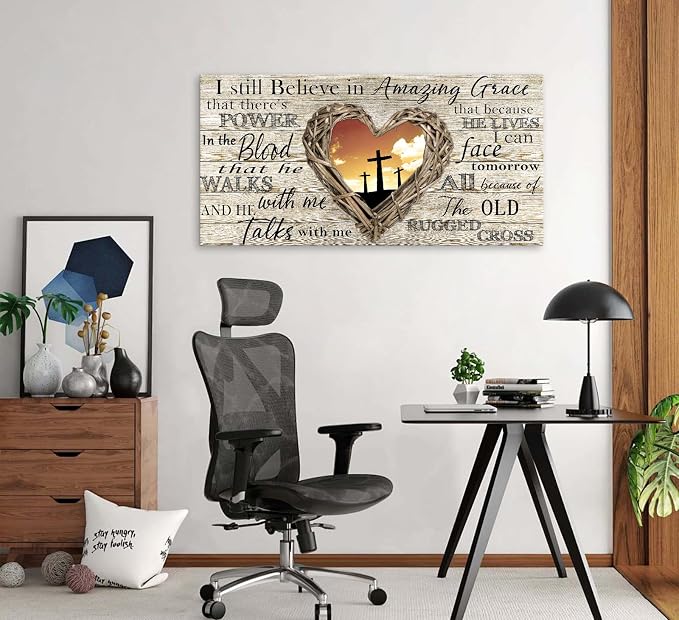 Cao Gen Decor Art A63550 Amazing Grace Wall Art Decor Canvas Print Picture - Image 9