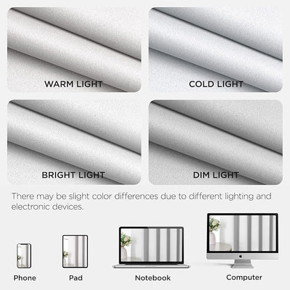 Joydeco Blackout Patio Sliding Door Curtains 84 Inches Long, Grommet Privacy - Image 8
