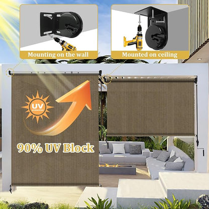 Shade&Beyond Outdoor Roller Shades - Image 2