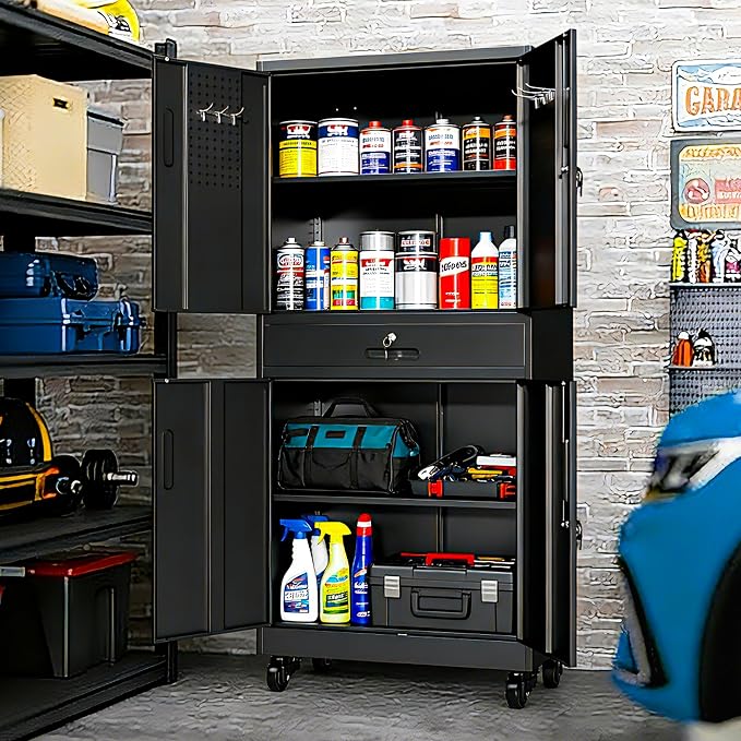 Metal Garage Storage Cabinet - Image 2