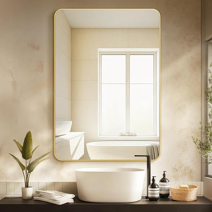 Delma Bathroom Mirror, Sleek Wall Mirror - Image 2