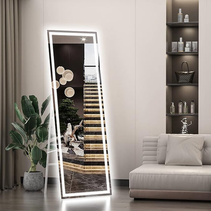 Hasipu Full Length Mirror with Lights, Full Body Dressing Standing, Hanging - Image 9