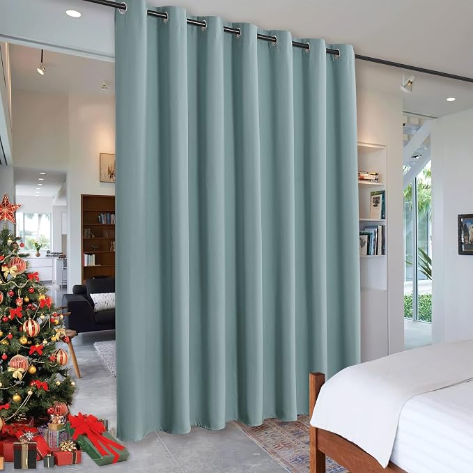 RYB HOME Privacy Curtain for Sliding Glass Door, Light Block Noise Reduce by RYBHOME