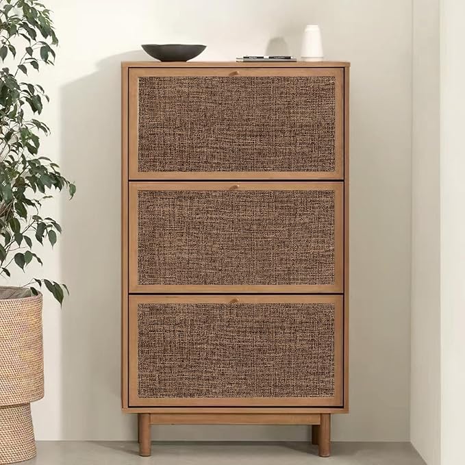 Amiya Grasscloth Brown Wallpaper 17.3"x120" Peel and Stick Faux Fabric Linen - Image 3