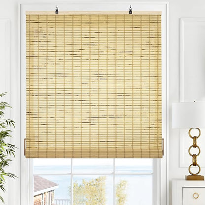 LazBlinds Cordless Bamboo Blinds, Roll Up Shades by LazBlinds