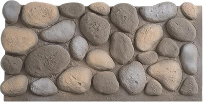 1 Pack PU Faux Stone Panel 47"w x 23.23"h x 2"d Stone Veneer by Unknown