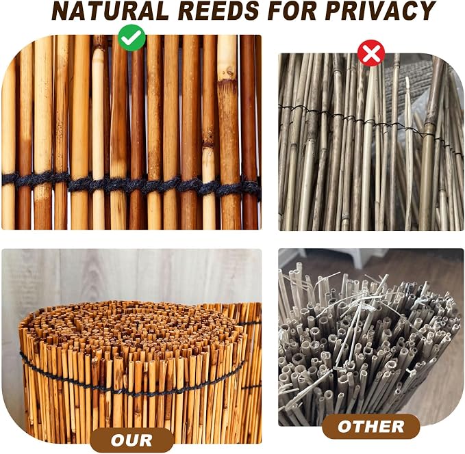 Reed Fencing Rolls, Bamboo Screens Outdoor - Image 4