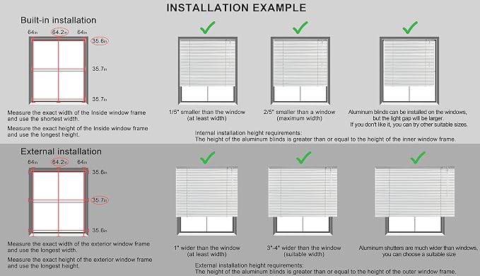 YIIBAII Mini Blinds Suitable Suitable - Image 7