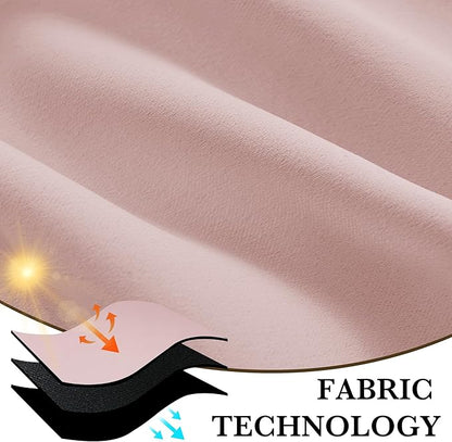 RYB HOME Bedroom Blackout Curtains 80 inches Long, 100% Blackout Thermal - Image 7