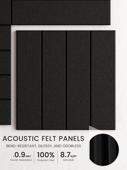 Bumusty Large Cork Board Alternative-48 x 36" Felt Bulletin Board Tiles - Image 3