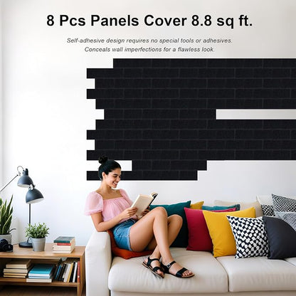 WoveN SounD Brick Acoustic Wall Panels Seamless Visual, High Density, Sound - Image 2