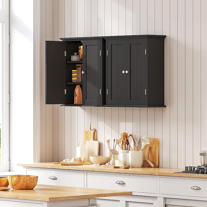 ChooChoo Bathroom Wall Cabinet, Over The Toilet Space Saver Storage Cabinet - Image 6