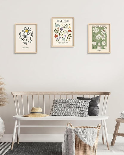 Framed Matisse Canvas Wall Art for Bedroom, Abstract Matisse Canvas Wall Decor - Image 5