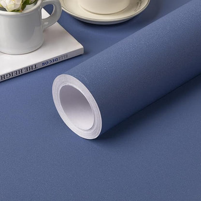 practicalWs Blue Peel and Stick Wallpaper 15.7" x 118.1" Blue Contact Paper by practicalWs