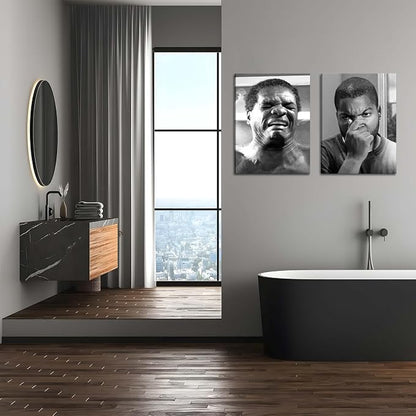 Framed Funny Bathroom Canvas Wall Art Set of 2 - Image 9