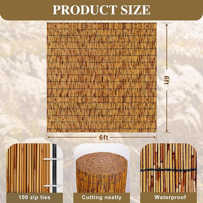 Reed Fencing Rolls, Bamboo Screens Outdoor - Image 2