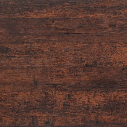 Dimoon 236''x17.7'' Red Brown Wood Stick and Peel Wallpaper Waterproof Wood by DIYYOURMOON