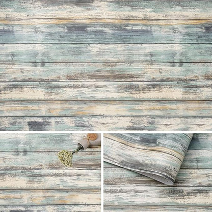 Arthome Rustic Wood Contact Paper Peel and Stick Self-Adhesive Wallpaper by ArthomeWALLDECOR