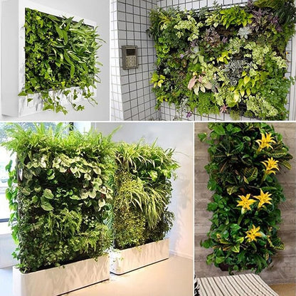 Ogrmar 64 Pockets Vertical Wall Garden Planter Plant Grow Bag - Image 4