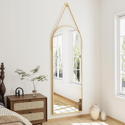 Full Length Mirror, Arched Wall Mounted Mirror, Wall Mirrors Full Length - Image 3