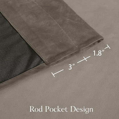 NICETOWN 120 inches Velvet Curtains - Image 2