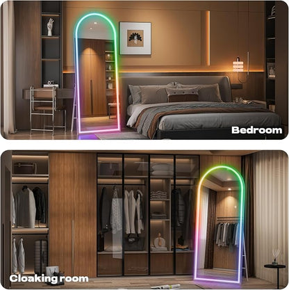 Hasipu Arch Full Length Mirror 55.5 x 15.7 in - Image 4