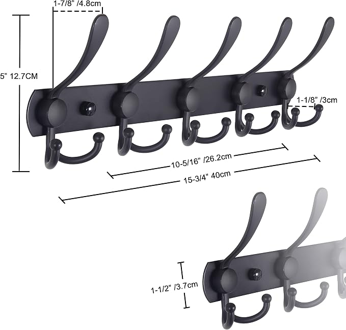 Dseap Coat Rack Wall Mounted - Image 2