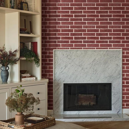 Commomy 3D Peel and Stick Brick, Ultralight Thin PVC Faux Brick Wall Panels - Image 3