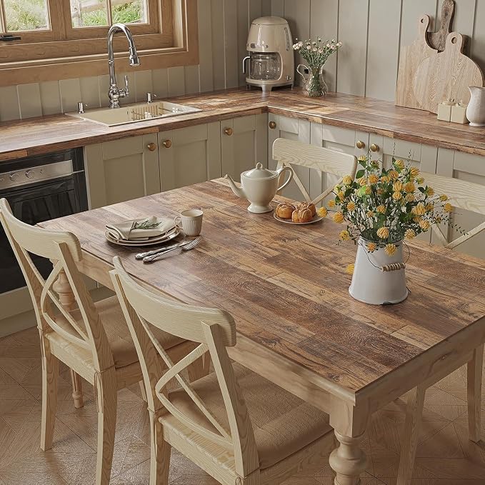 TANONE Wood Contact Paper Kitchen Peel and Stick Wallpaper, Self Adhesive - Image 4