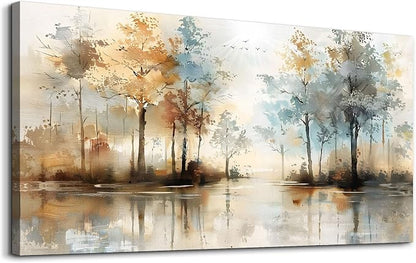 Lapremoly Boho Wall Decor For Living Room Framed Wall Art for Bedroom Abstract by Lapremoly