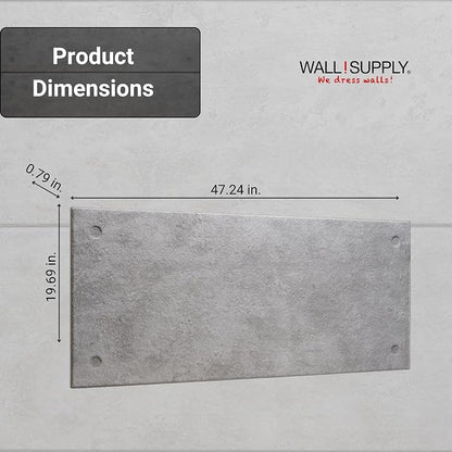 Wall!Supply 3D Wall Panels – Industrial Concrete Loft Style – Lightweight Foam - Image 5