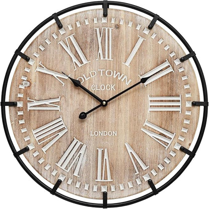 24 Inch Large Farmhouse Wall Clock - Image 7