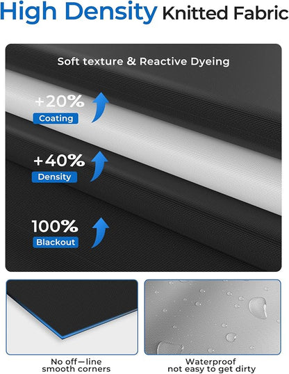 Sumobaby Blackout Curtains for Bedroom Portable 49"x60", No Drill Blackout - Image 7