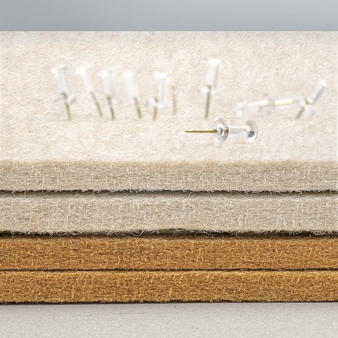 Lightomorrow Bulletin Board, 36 x 24 inches Felt Board - Image 6