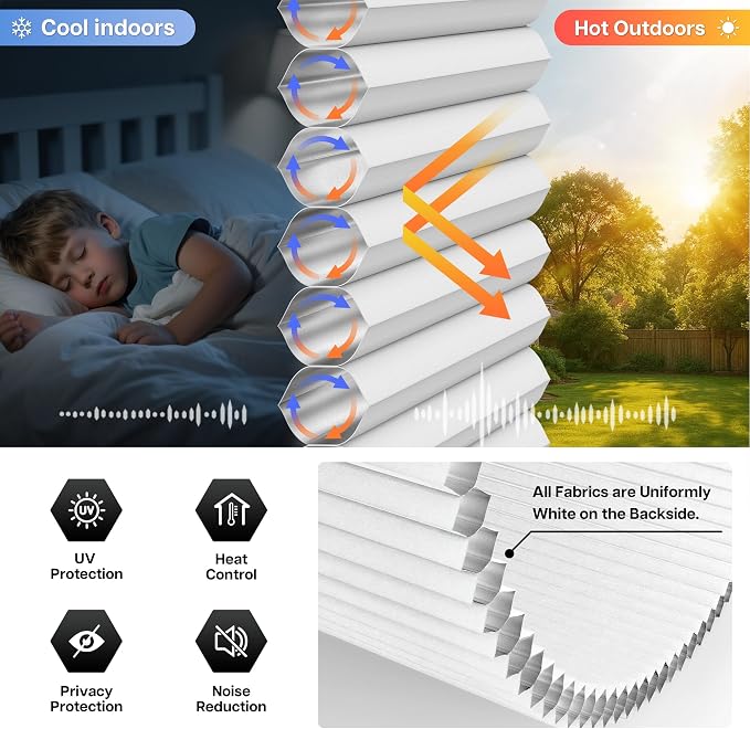 LazBlinds Cordless Cellular Shades - Image 4