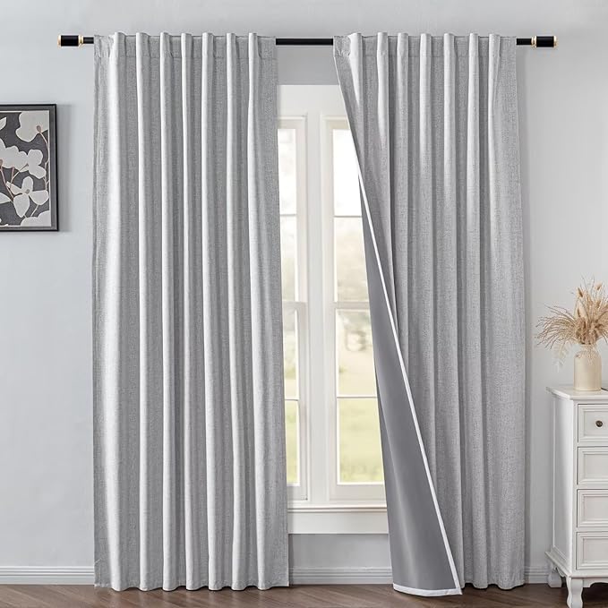 IGEMAEVE 100% Blackout Curtains 108 Inches Long by IGEMAEVE