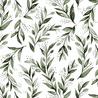 Livebor Green Leaf Wallpaper Peel and Stick Olive Leaf Contact Paper 17.7inch x - Image 9