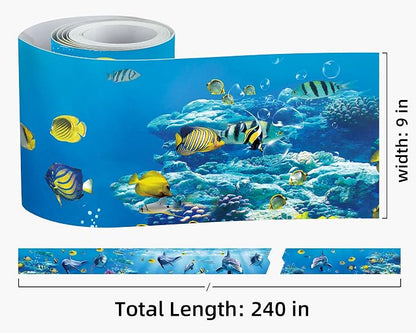 FLFK Peel and Stick Wallpaper Border Wall Decals - Image 2