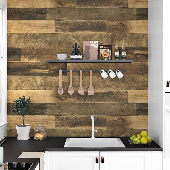 WESTICK Brown Wood Countertop Contact Paper - Image 6