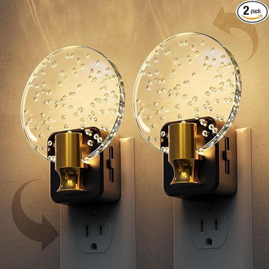 L LOHAS LED Night Lights Plug into Wall, Dusk to Dawn Sensor, 3000K Soft White by LLOHASLED