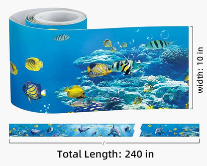 FLFK Peel and Stick Wallpaper Border Wall Decals - Image 2
